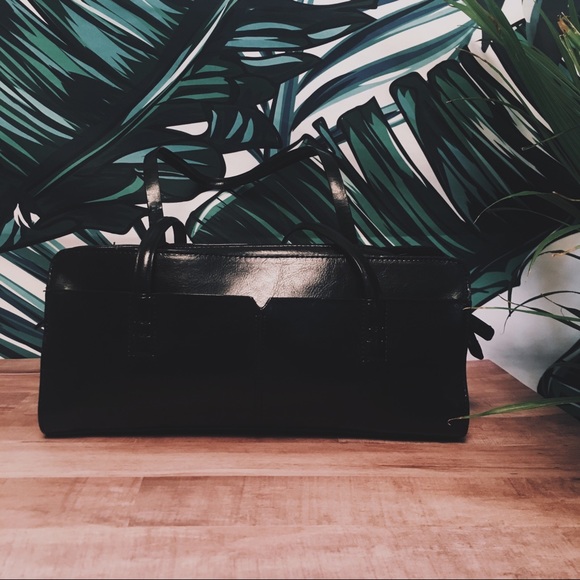 Alfani Handbags - Alfani Black Leather Purse